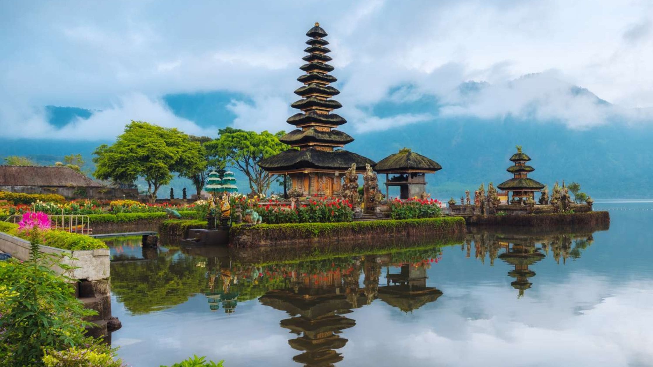 Balinese temple in Bali, Indonesia